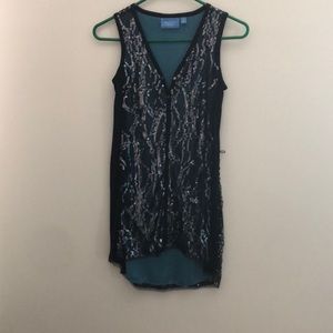 Black Sequin Dress